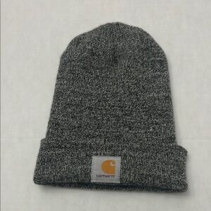 Carhartt Black and White Knit Beanie